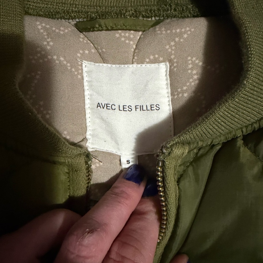 AVEC LES FILLES quilted jacket - Picture 6 of 8